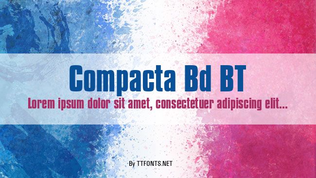 Compacta Bd BT example