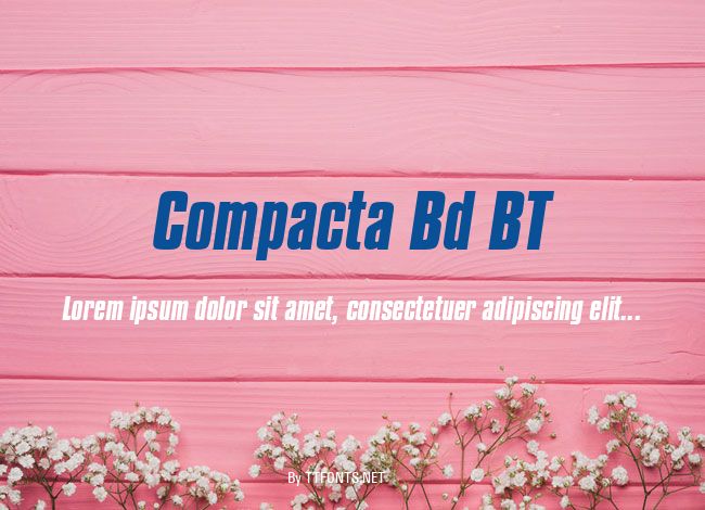 Compacta Bd BT example