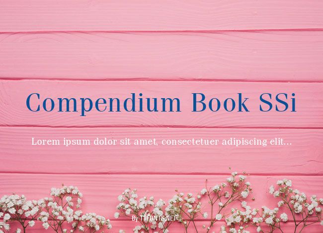 Compendium Book SSi example