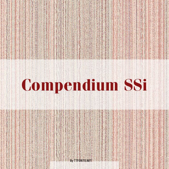 Compendium SSi example