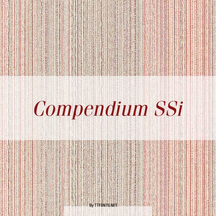 Compendium SSi example