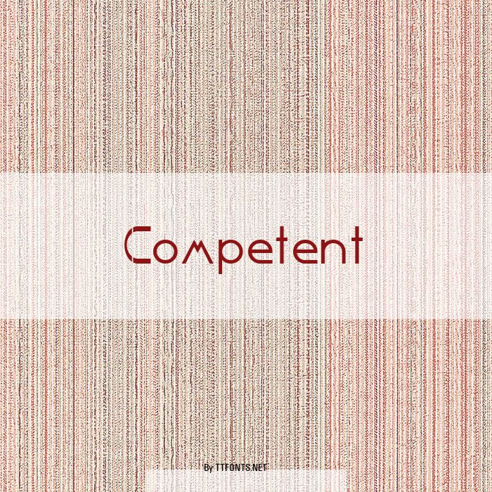 Competent example