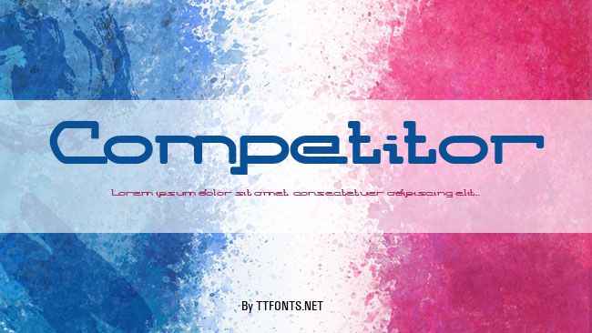 Competitor example