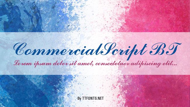 CommercialScript BT example