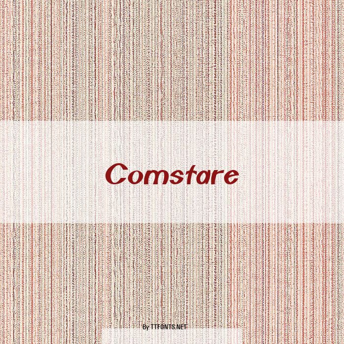 Comstare example