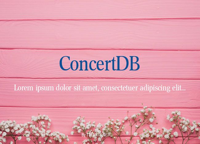 ConcertDB example