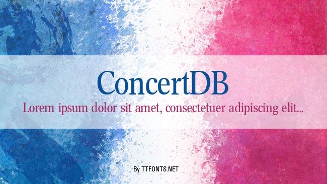 ConcertDB example