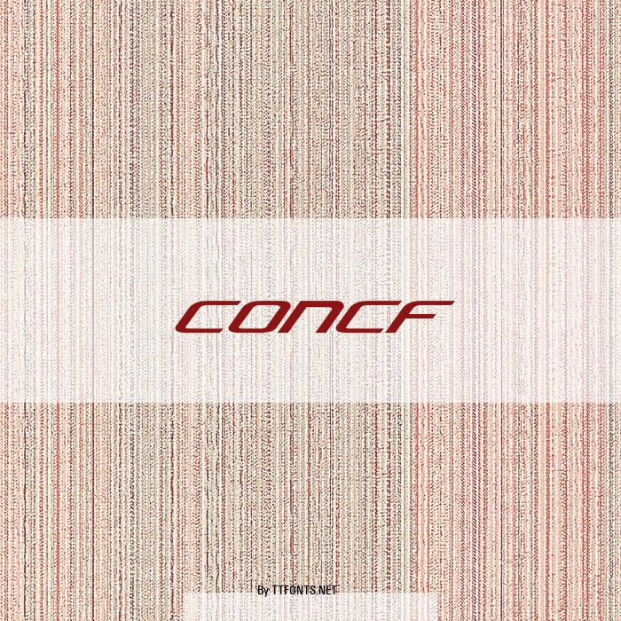 CONCF example