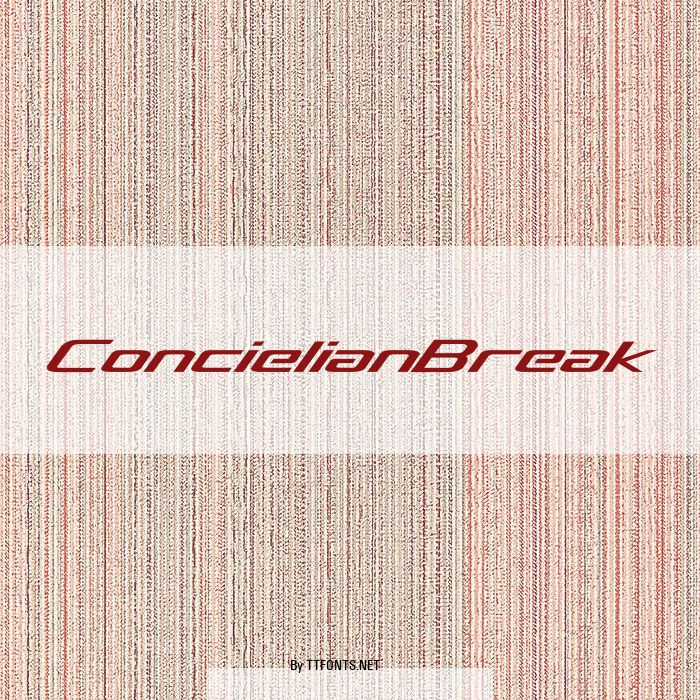 ConcielianBreak example