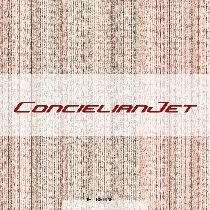 ConcielianJet example