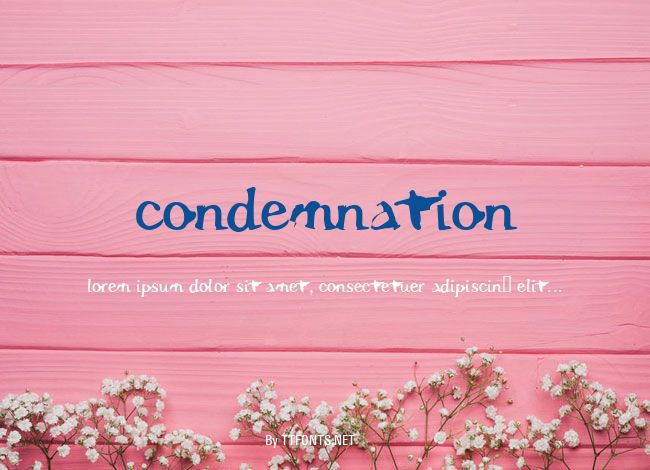 Condemnation example
