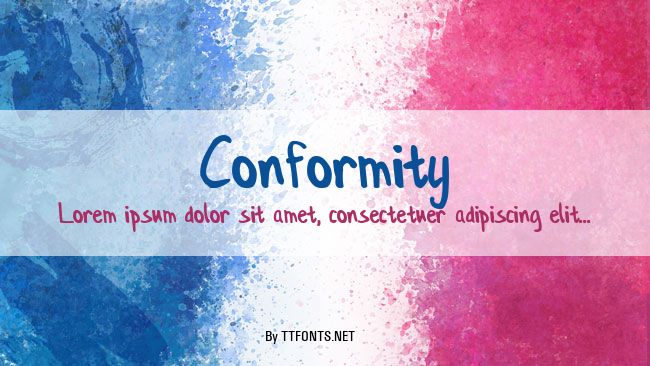 Conformity example