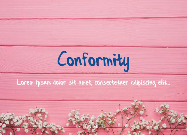 Conformity example