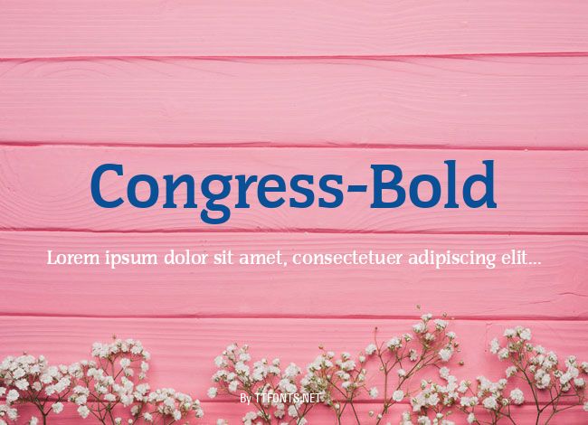 Congress-Bold example