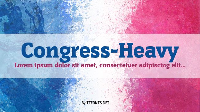 Congress-Heavy example