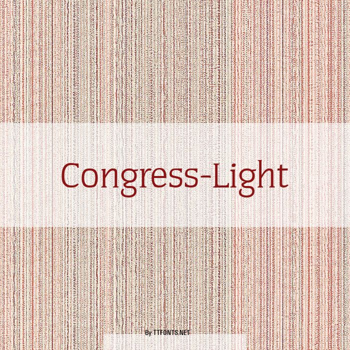 Congress-Light example