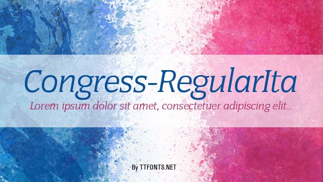 Congress-RegularIta example