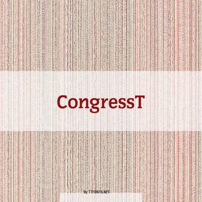 CongressT example