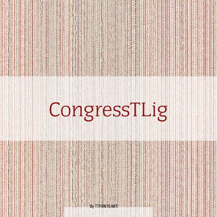 CongressTLig example