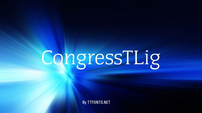 CongressTLig example
