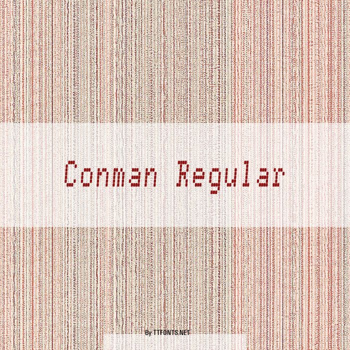 Conman Regular example