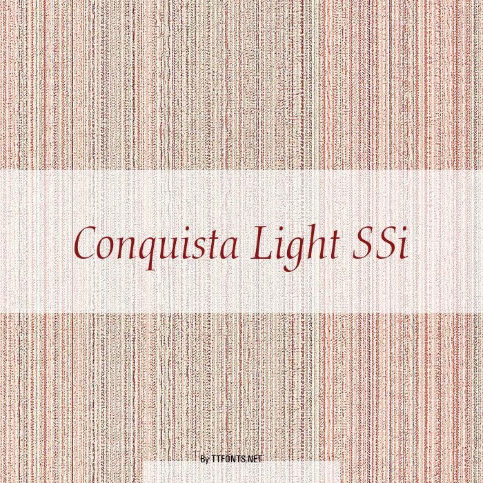 Conquista Light SSi example