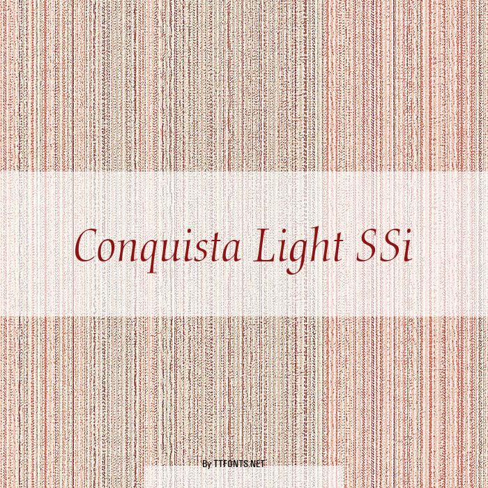 Conquista Light SSi example