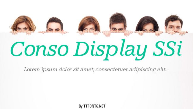 Conso Display SSi example