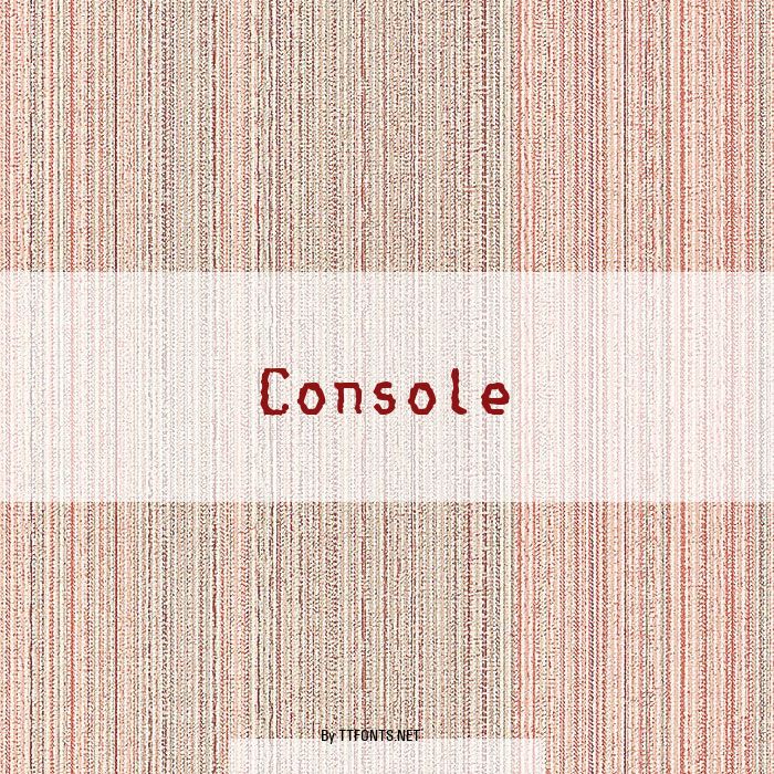 Console example