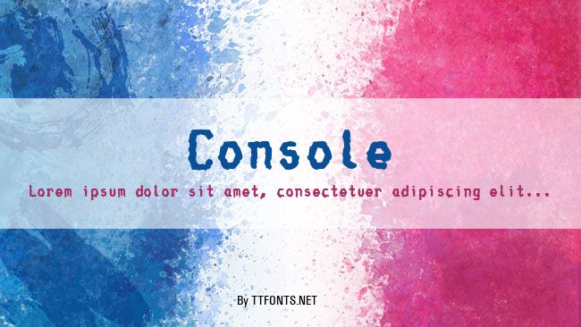 Console example