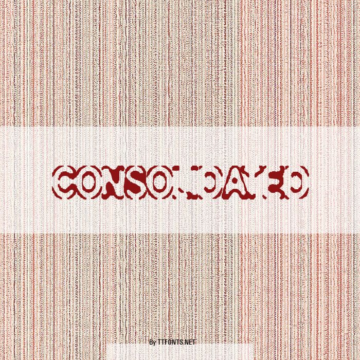 Consolidated example