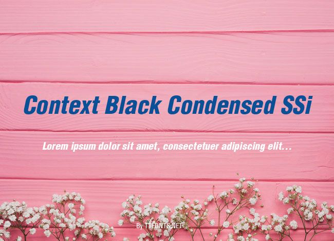 Context Black Condensed SSi example