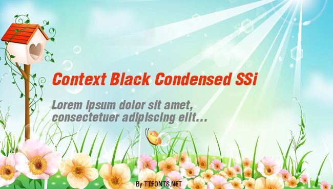 Context Black Condensed SSi example