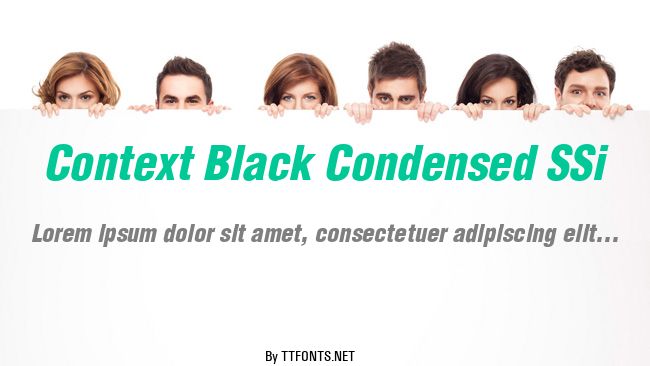 Context Black Condensed SSi example