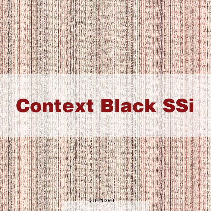 Context Black SSi example