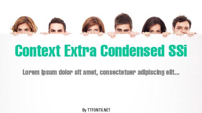 Context Extra Condensed SSi example