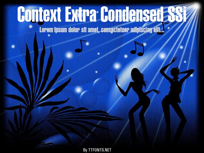 Context Extra Condensed SSi example