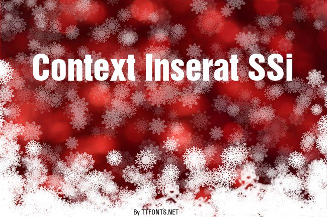 Context Inserat SSi example