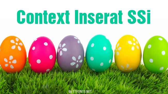 Context Inserat SSi example