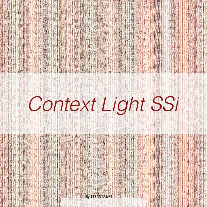 Context Light SSi example