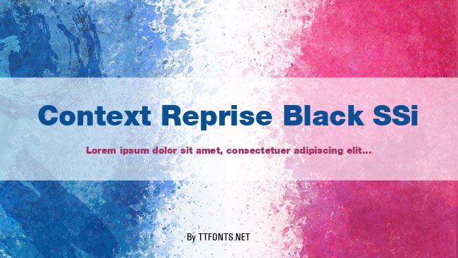 Context Reprise Black SSi example
