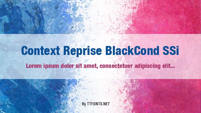 Context Reprise BlackCond SSi example