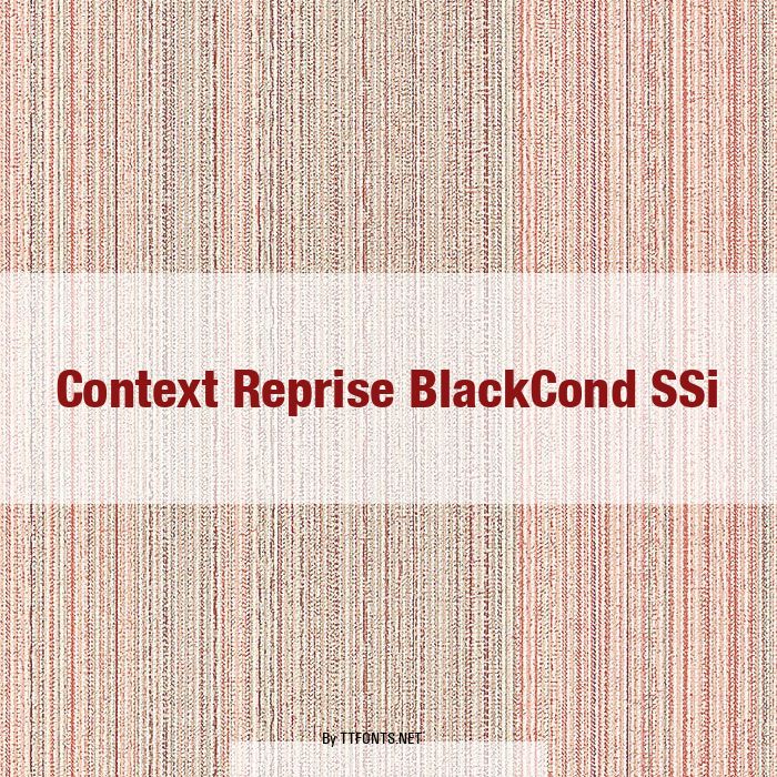 Context Reprise BlackCond SSi example