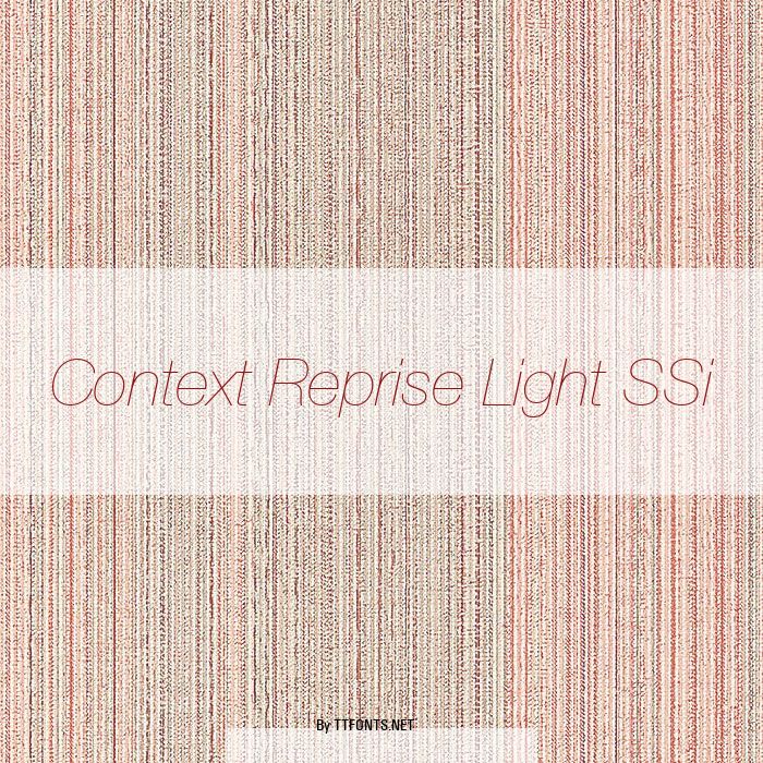 Context Reprise Light SSi example