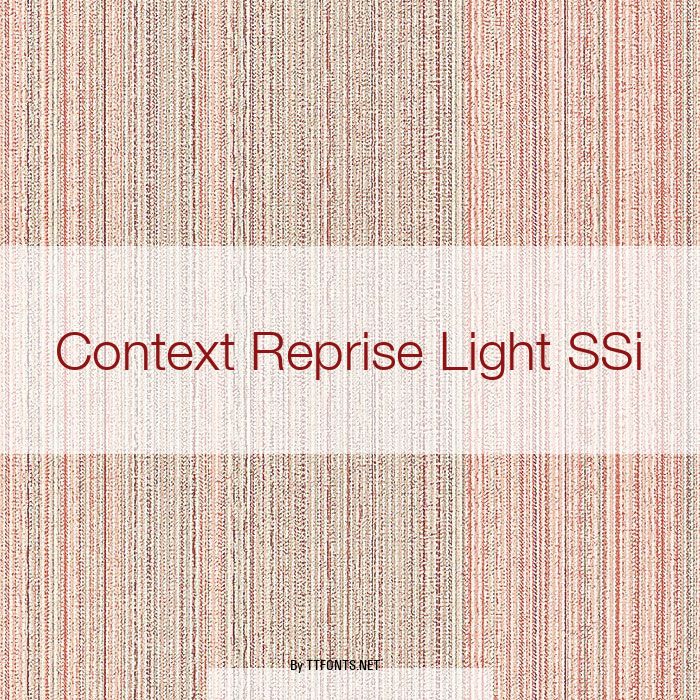 Context Reprise Light SSi example
