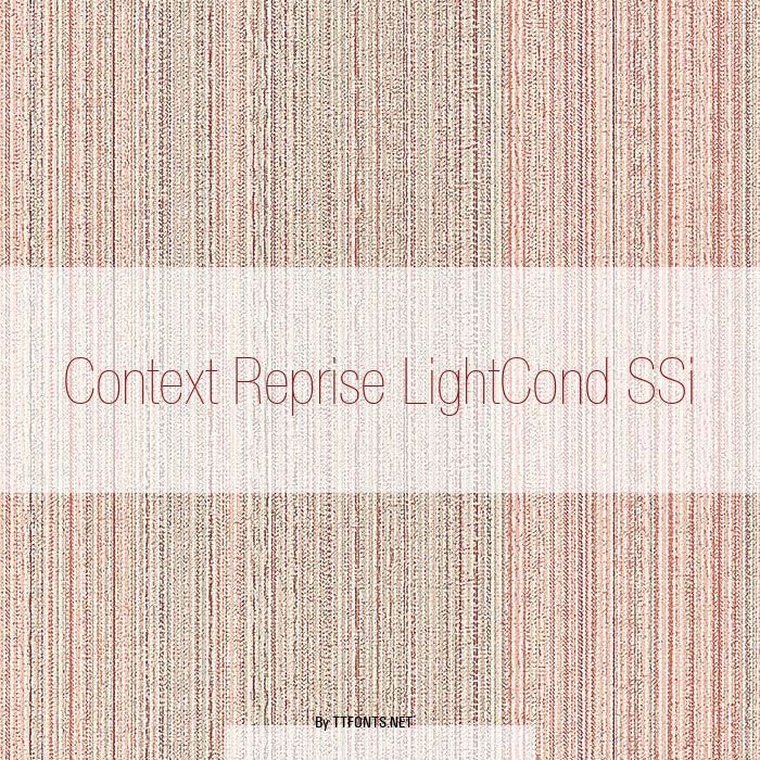Context Reprise LightCond SSi example