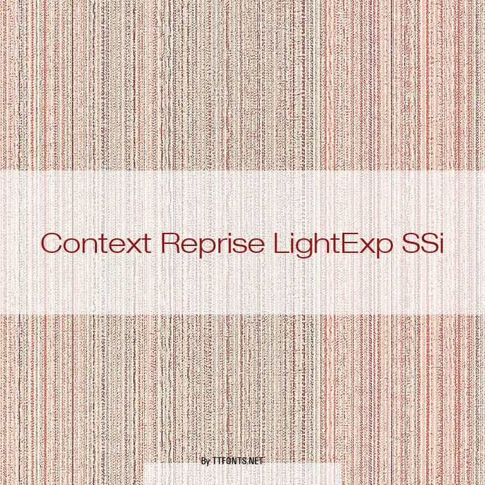 Context Reprise LightExp SSi example