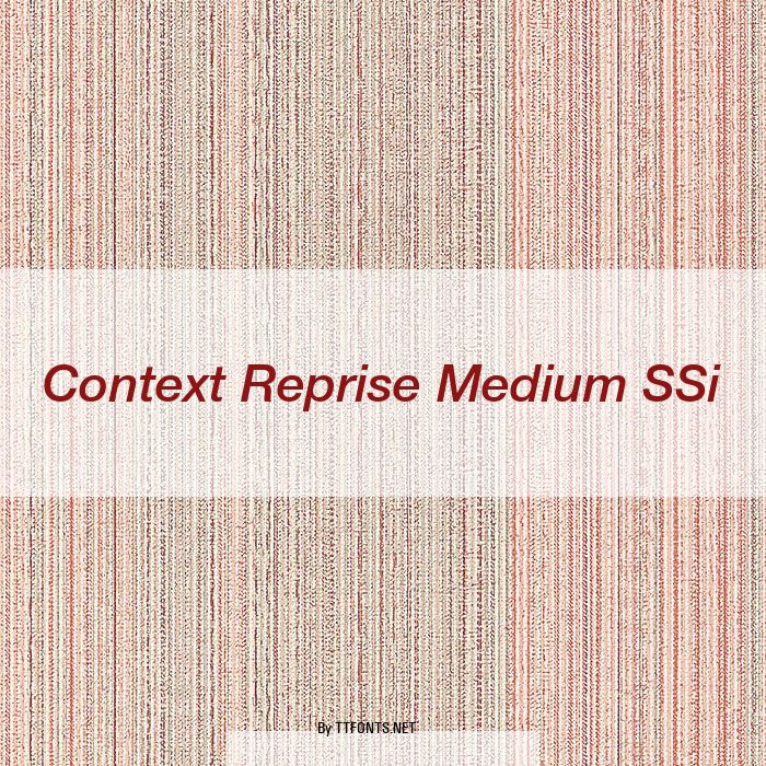 Context Reprise Medium SSi example