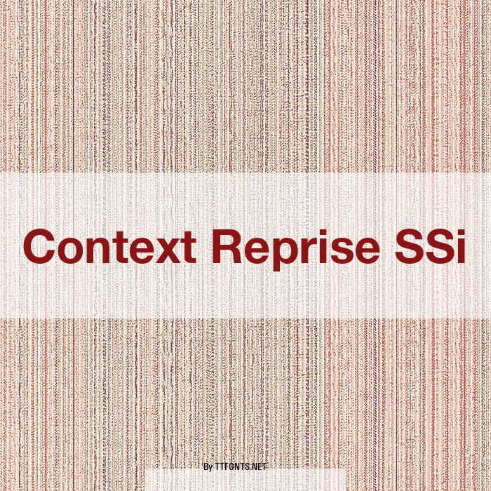 Context Reprise SSi example