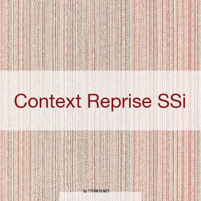 Context Reprise SSi example